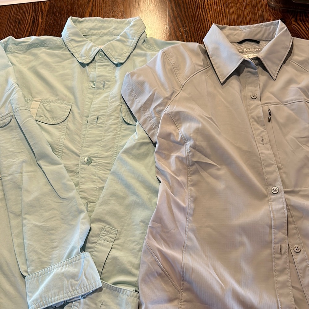 Ll Bean/Columbia insect/sun protection shirts
